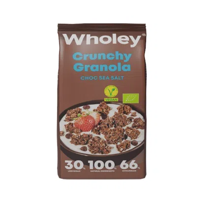 Křupavá granola s čokoládou a mořskou solí BIO