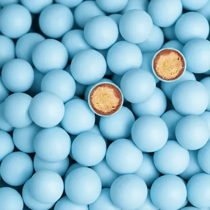 Křupavé kuličky modré