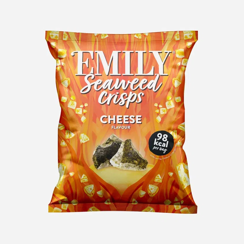 Křupavé mořské řasy sýrová příchuť vegan