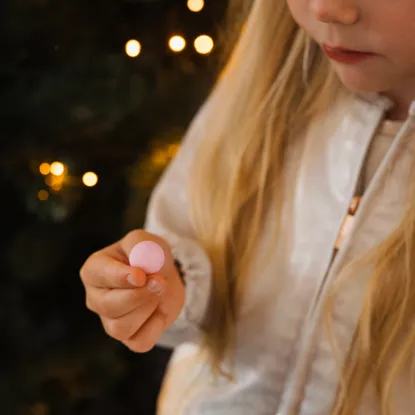 Křupavé sněhové kuličky růžové