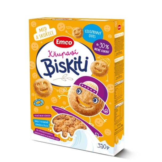 Křupaví Biskiti med a skořice