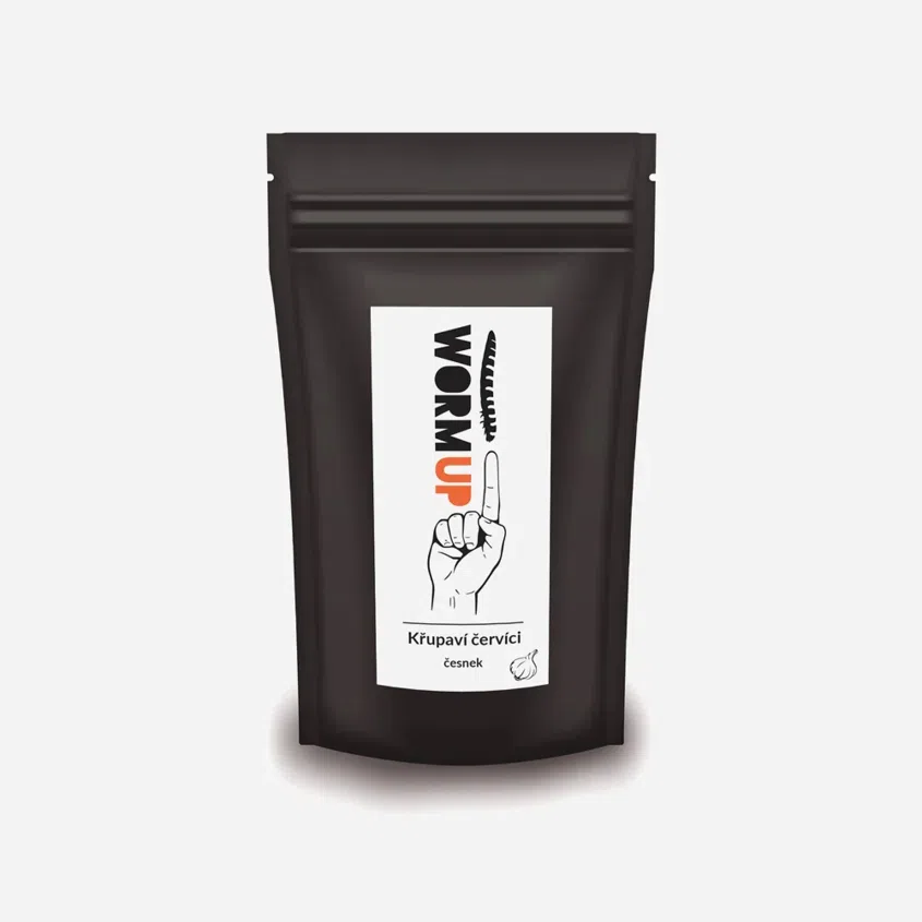 Křupaví červíci s česnekem