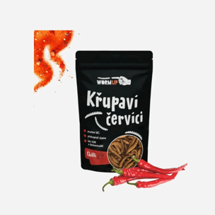 Křupaví červíci s chilli