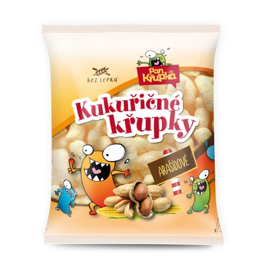 Křupky kukuřičné arašídové
