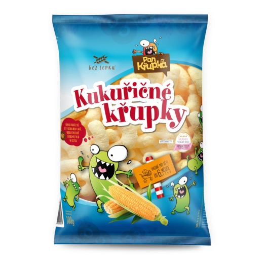 Křupky kukuřičné bez soli