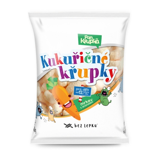 Křupky kukuřičné mrkev a ananas