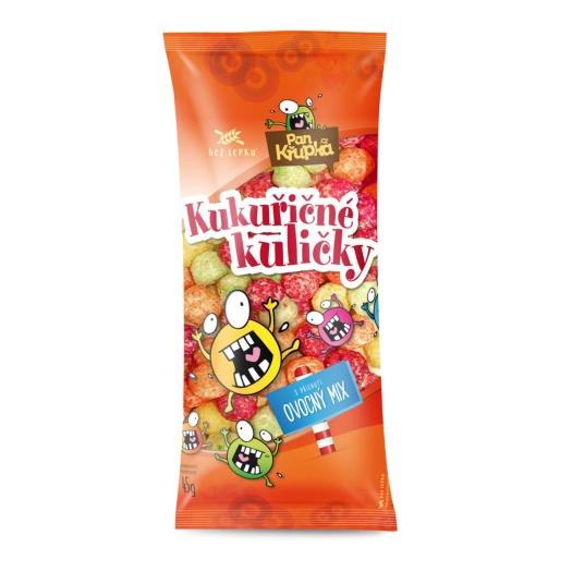 Křupky kuličky ovocné