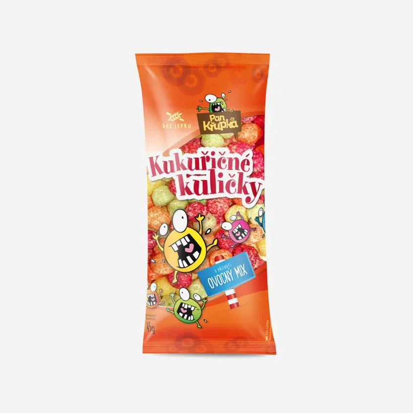 Křupky kuličky ovocné