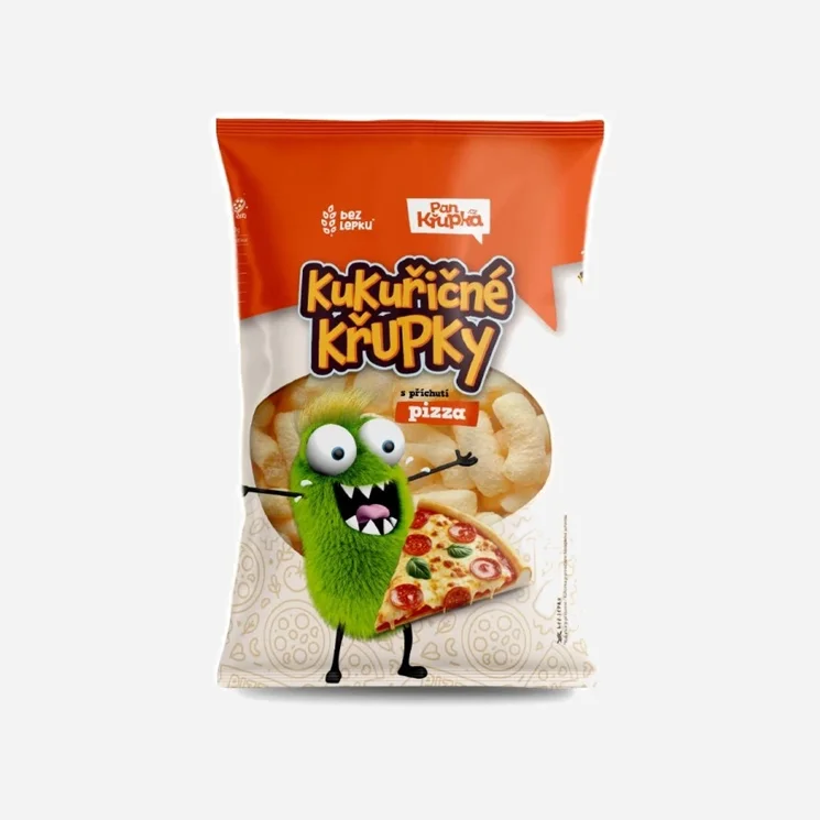 Křupky s příchutí pizza