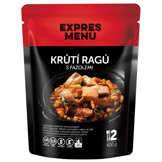 Krůtí ragů s fazolemi