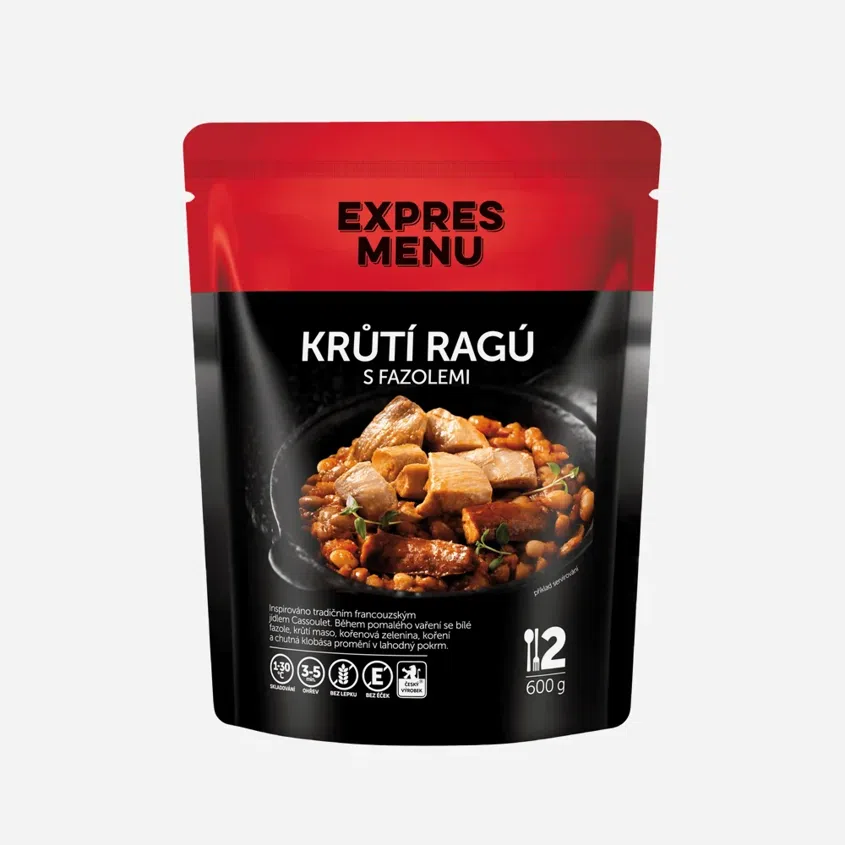 Krůtí ragů s fazolemi