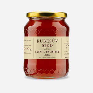 Kubesuv med Med kvetový lesný s maliníkom