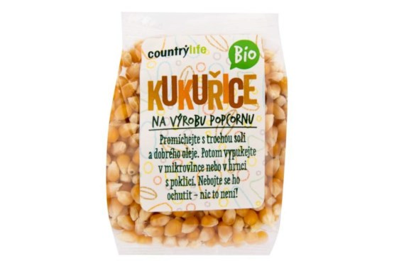 Kukurica na výrobu popcornu BIO