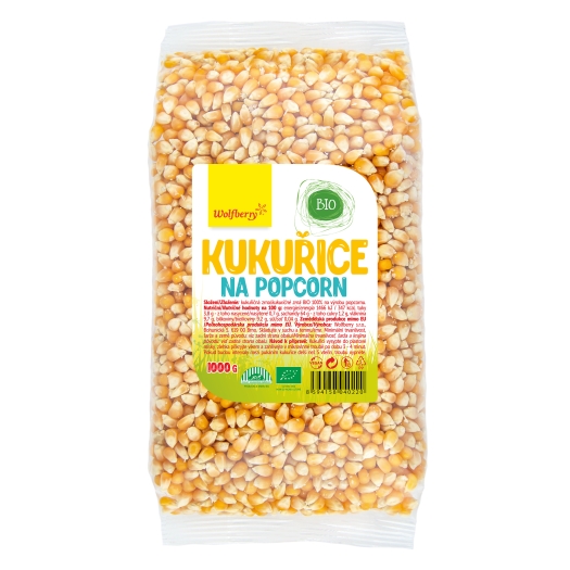 Kukuřice na popcorn BIO