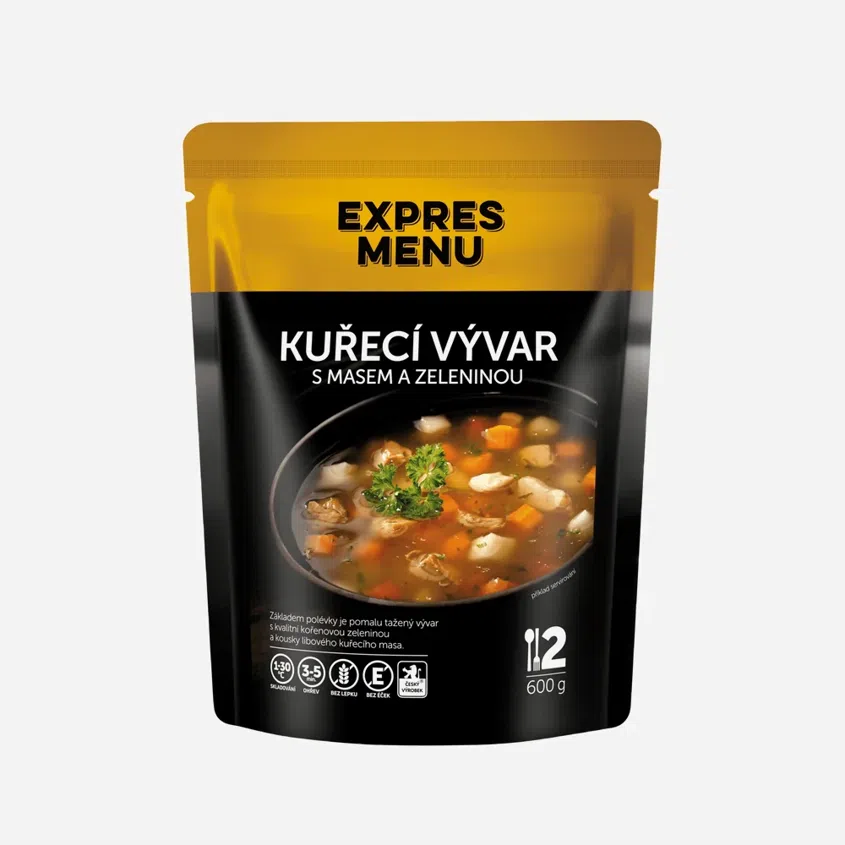 Kuřecí vývar se zeleninou