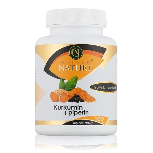 Kurkumin 95% + Piperin 100 cps. 100 tablet