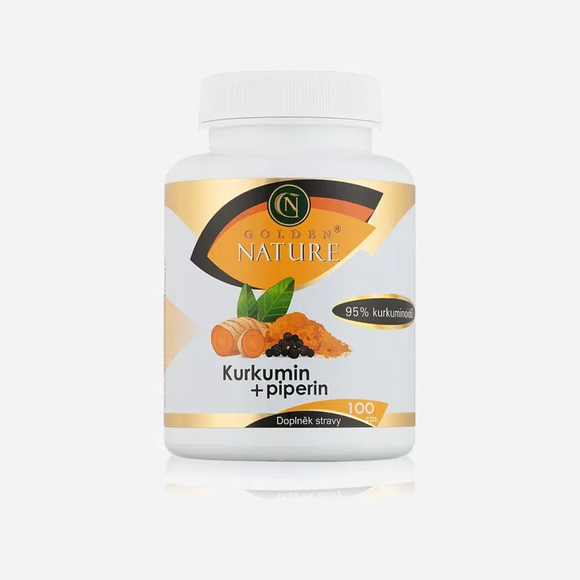 Kurkumin 95% + Piperin 100 cps. 100 tablet