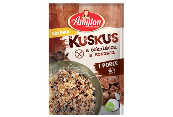 Kuskus s čokoládou a kokosom