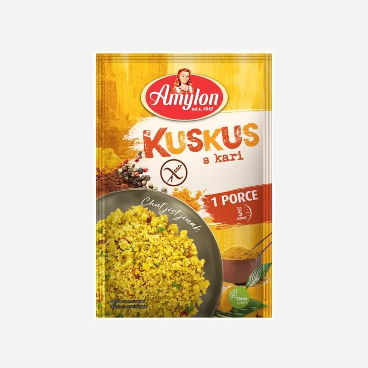 Kuskus s kari bez lepku