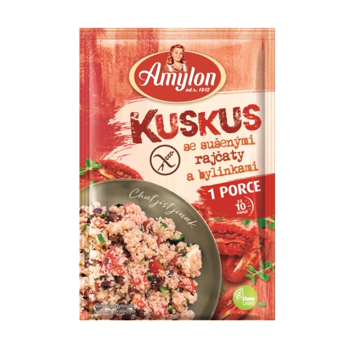 Kuskus se sušenými rajčaty a bylinkami