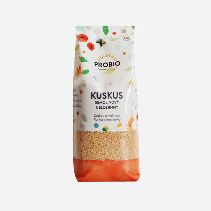 Kuskus semolinový celozrnný BIO