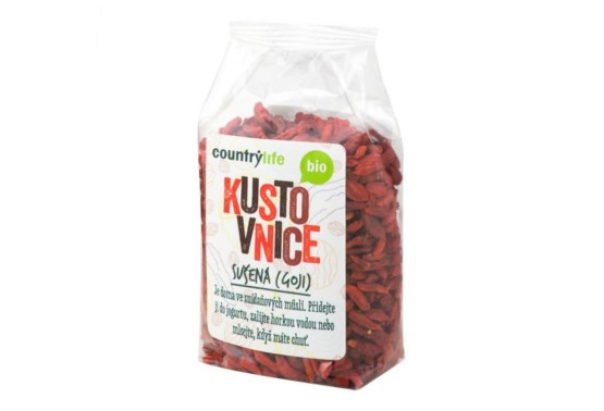 Kustovnica čínska sušená - goji BIO