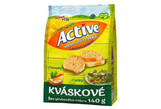 Kváskové suchárky bez přidaného cukru