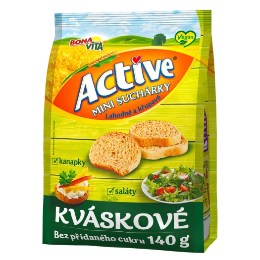 Kváskové suchárky bez přidaného cukru