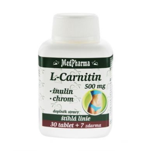 L-Carnitin 500 mg + inulin + chrom 37 tablet