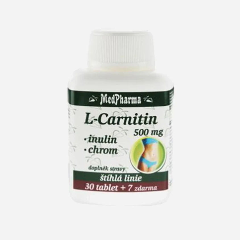 L-Carnitin 500 mg + inulín + chróm 37 tablet