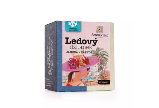 Ľadový džbánok jahoda, zázvor BIO 44,8 g