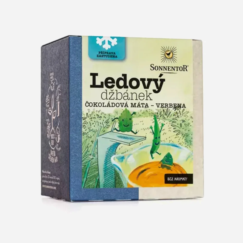 Ľadový džbánok mäta, čokoláda, verbena BIO