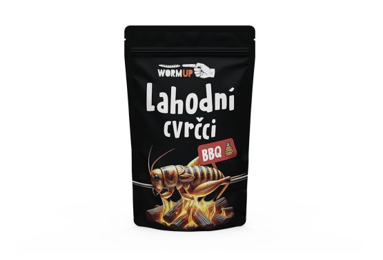Lahodní cvrčci BBQ