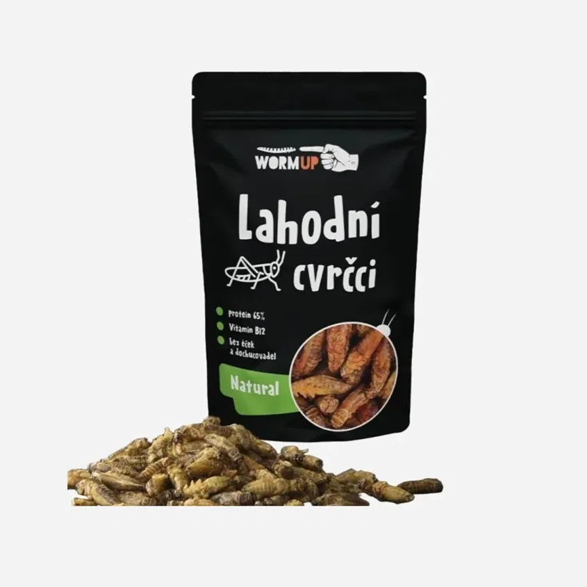 Lahodní cvrčci natural