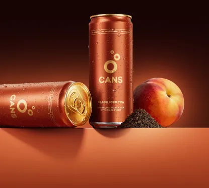 Ledový čaj broskev