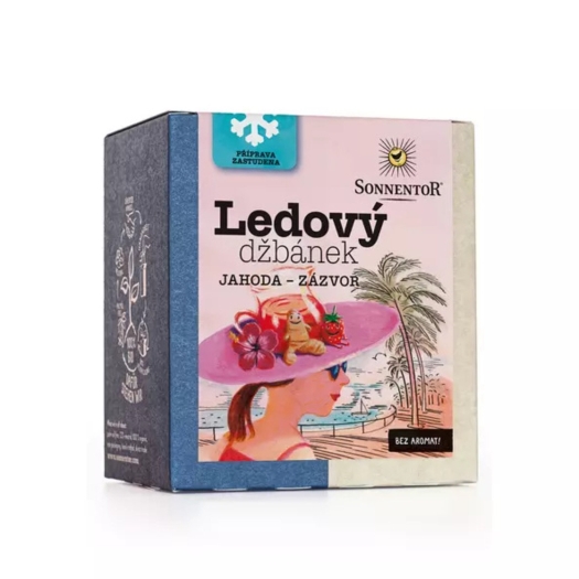 Ledový džbánek jahoda, zázvor BIO 44,8 g