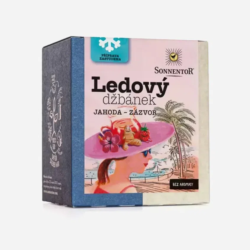 Ledový džbánek jahoda, zázvor BIO 44,8 g