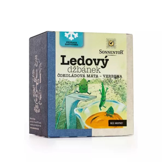 Ledový džbánek máta, čokoláda, verbena BIO