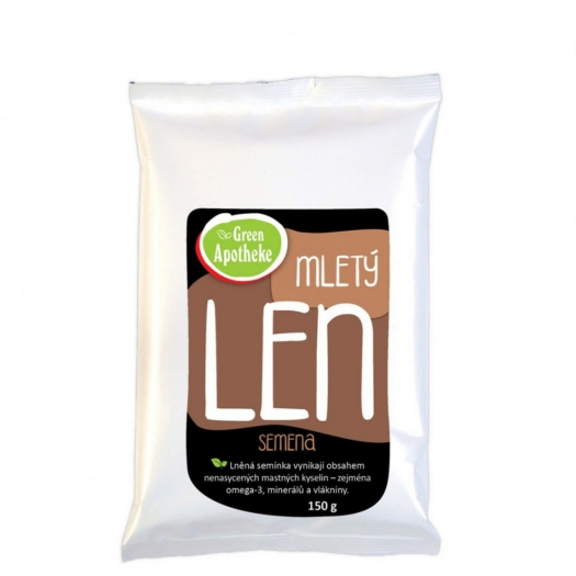 Len hnědý mletý
