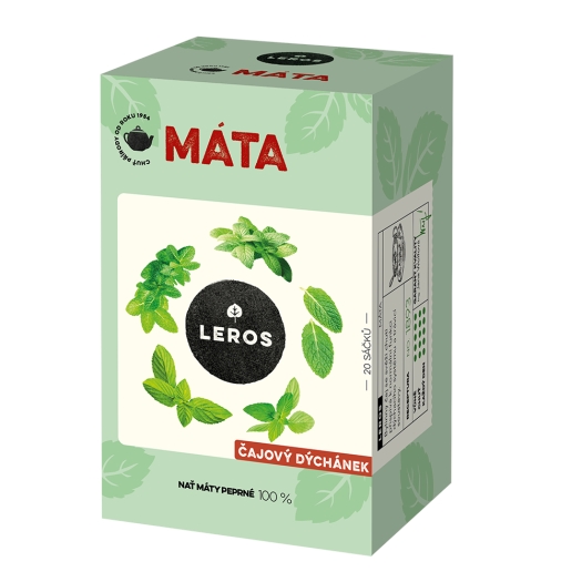 LEROS ČAJOVÝ DÝCHÁNEK, MÁTA  20x1,5g