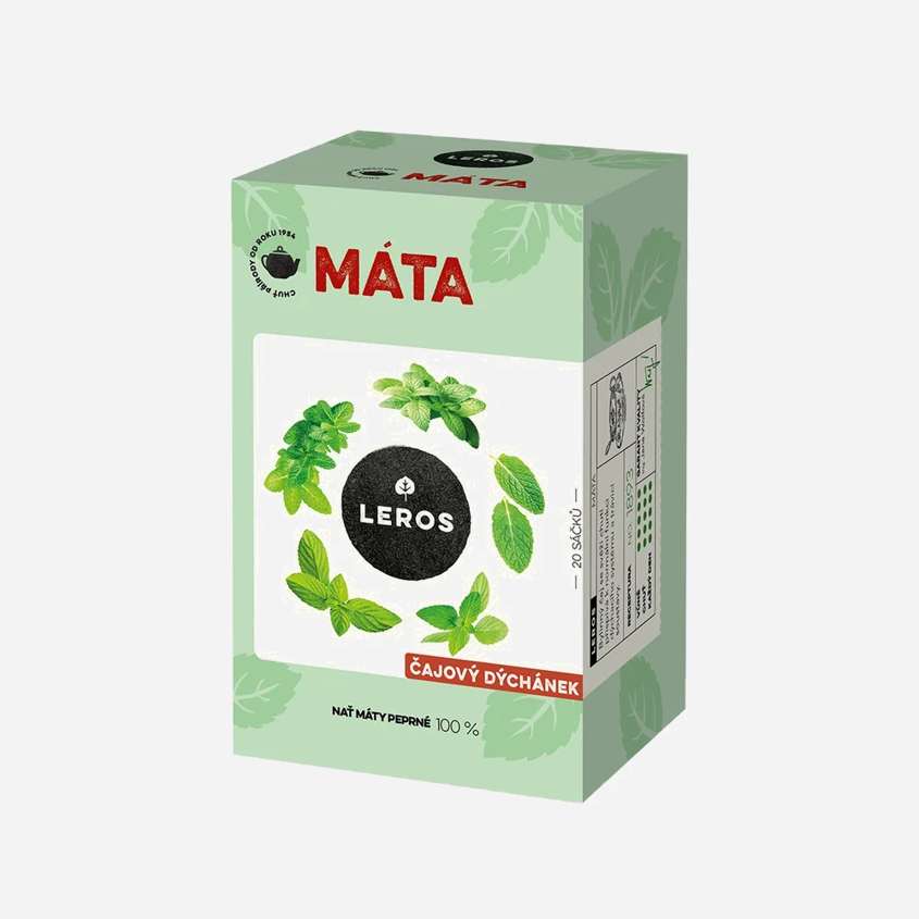 LEROS ČAJOVÝ DÝCHÁNEK, MÁTA  20x1,5g