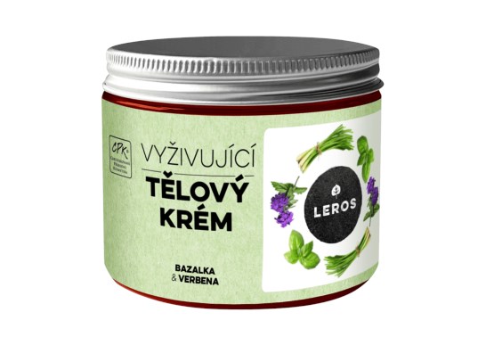 Leros Tělový krém bazalka & verbena