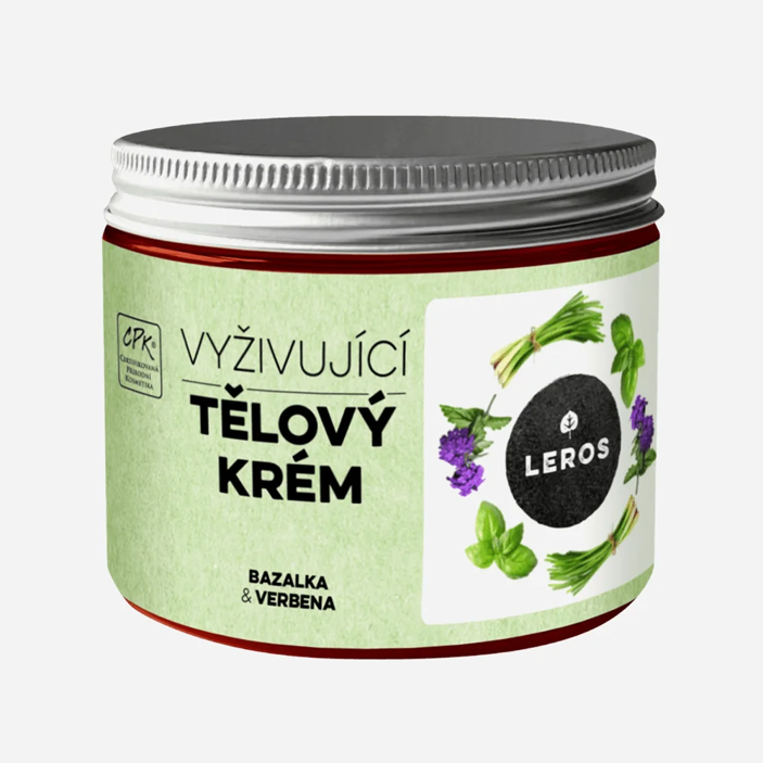 Leros Tělový krém bazalka & verbena