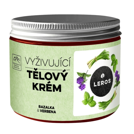 Leros Tělový krém bazalka & verbena