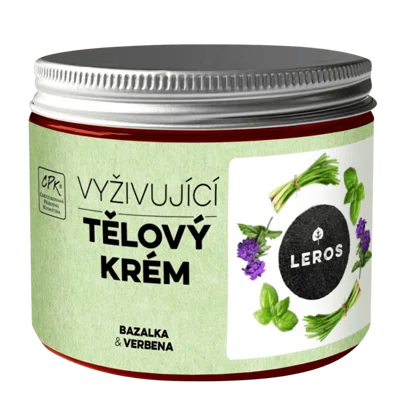 Leros Telový krém bazalka & verbena