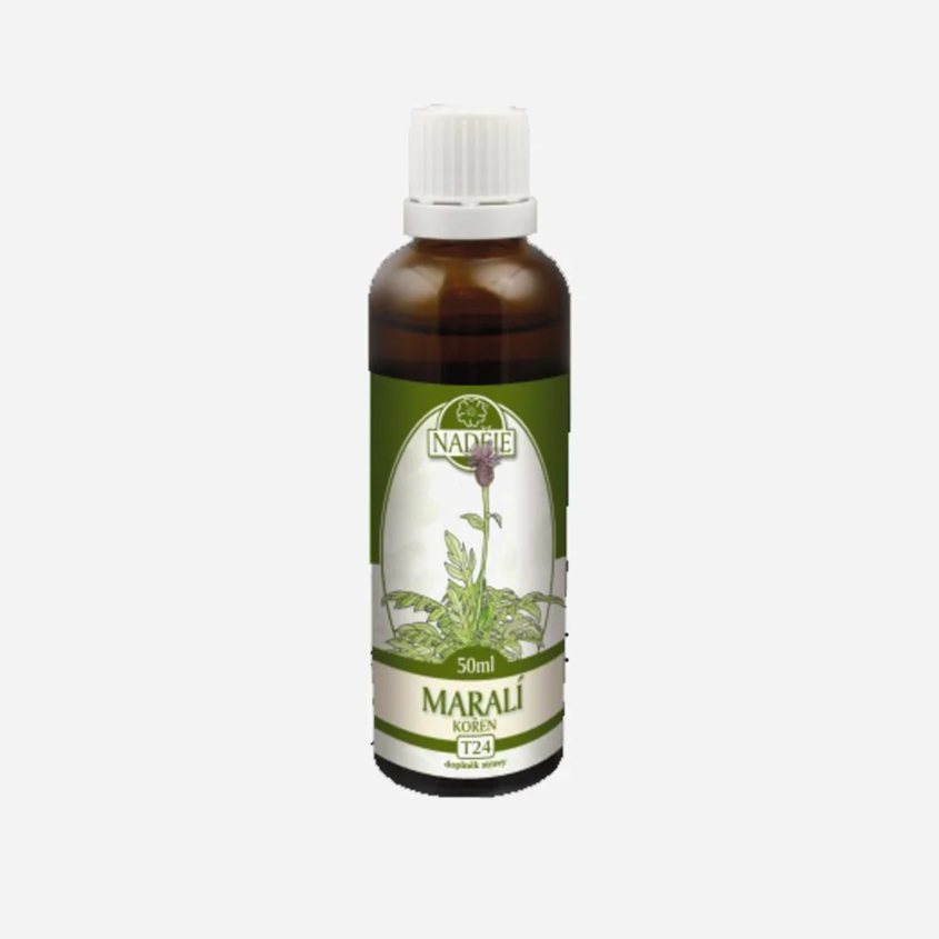 Leuzea - ​​Maralí koreň tinktúra z byliny