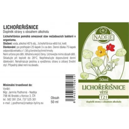 Lichořeřišnice větší 6 x 50 ml