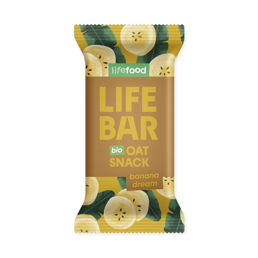 Lifebar Oat snack banánový BIO