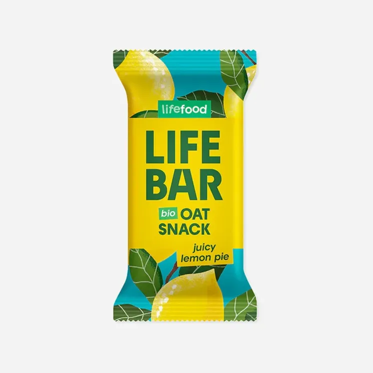 Lifebar Oat snack citronový BIO 12 x 40 g