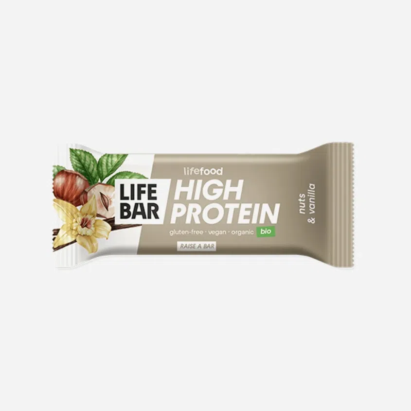 Lifebar Protein tyčinka oříšková s vanilkou BIO  1248N